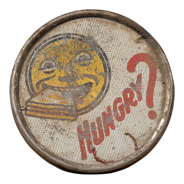 Mid 20th Century Kistwich Foods Butter Advertising Lithograph Tin For Sale