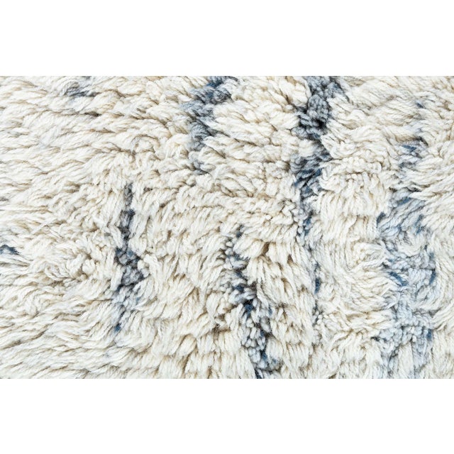 Vintage Rya Rug by Riitta Maija Oksanen Doris Leslie Blau Collection Size: 3'0" × 5'2" (91 × 157 cm) This captivating...