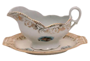Fish Motif Gravy Pitcher