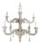 Eight-Light Carved Wood Chandelier With Tassels For Sale
