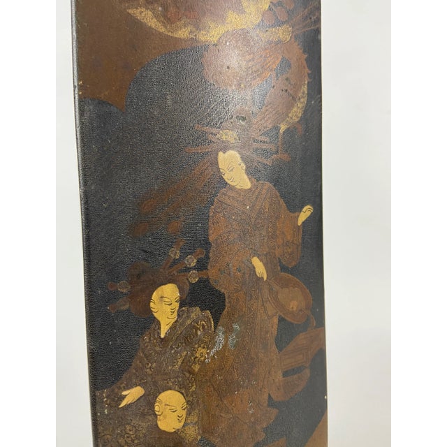 Antique Japanese Lacquer Box For Sale - Image 9 of 11