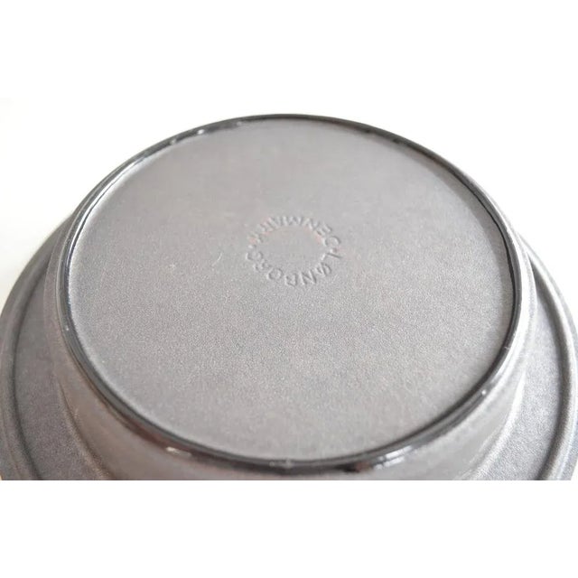 Mid-Century Danish Metal Bowl from Lauritz Løndborg, 1960s For Sale - Image 4 of 6