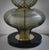 Mid-Century Style Round Smoky Murano Glass and Brass Table Lamp, 2000s For Sale - Image 4 of 9
