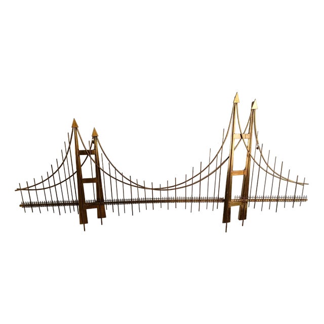 Wall Sculpture of the Golden Gate Bridge, 1970s For Sale