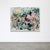 An original acrylic on canvas by the American painter Karen Silve, nearly five feet wide and worked edge to edge in...