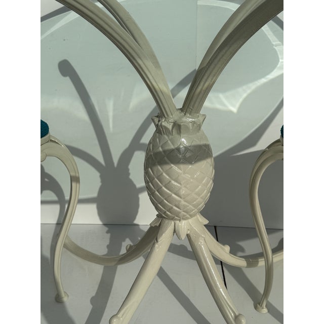 1960s Set of Punapple Patio Table Chairs Style of Brown Jordan For Sale - Image 11 of 12