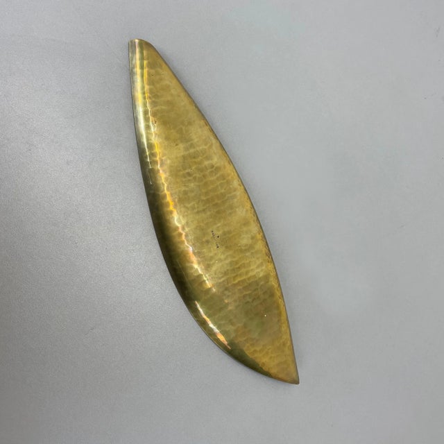 Large Brass Shell Plate, Auböck & Hagenauer Era, Germany, 1950s For Sale - Image 11 of 12