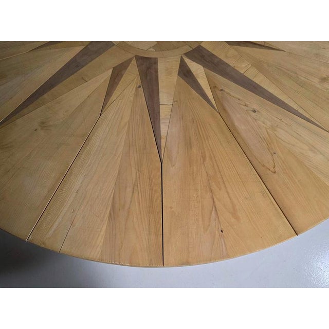Poltronova Rosa Dei Venti Table by Mario Ceroli for Poltronova, 1970s For Sale - Image 4 of 9