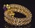 Gold Rare Vintage Fope 18k Gold Double Wrap Twist Snake Bracelet With Amethyst & Peridot For Sale - Image 8 of 15
