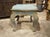 Antique Italian Blue Painted and Parcel Gilt Wooden Tabouret Stool, C. 1850 For Sale - Image 12 of 18