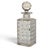English Antique 1890s American Cut Glass Square Decanter - Met Museum Exact Match Twin For Sale - Image 3 of 15