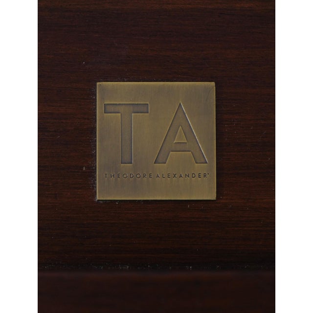 Theodore Alexander 2 Drawer Mahogany Coffee Table For Sale - Image 17 of 18