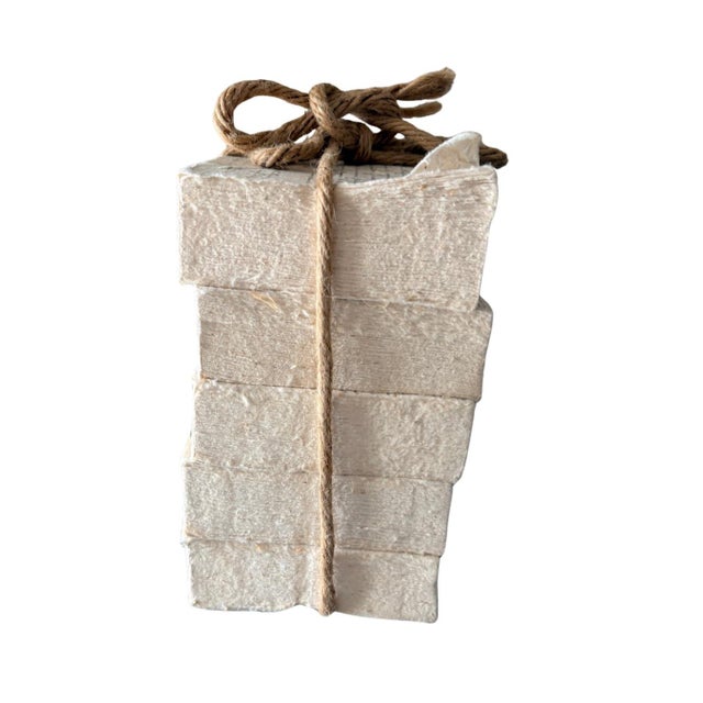 Restoration Hardware Petite Tomes Parchment Handcrafted Decorative Books – Set of 5 For Sale - Image 11 of 12