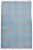 Textile Light Blue & Gray Diamond Checker Zanafi Flatweave Moroccan Wool Rug 8x10 For Sale - Image 7 of 7
