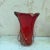 Murano Red Murano Glass Vase, circa 1960 For Sale - Image 4 of 6