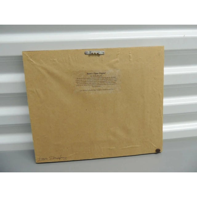 "Textile" Framed Fabric Art on Woof=d Frame For Sale - Image 4 of 6