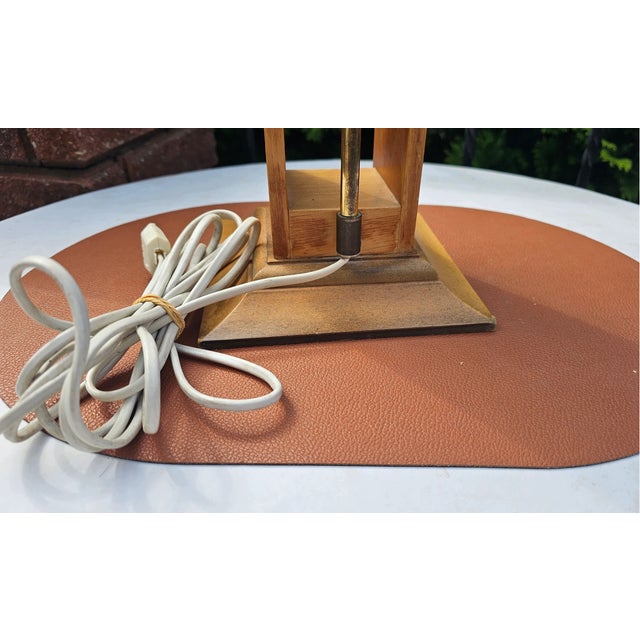 Wood Wooden Table Lamp by Hans-Agne Jakobsson, Sweden, 1960s For Sale - Image 7 of 11