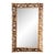 19th Century French Louis XIII Carved Bleached Oak Pierced Foliate Wall Mirror For Sale