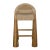Noir NOIR Laredo Counter Stool, Teak with Synthetic Woven For Sale - Image 4 of 5