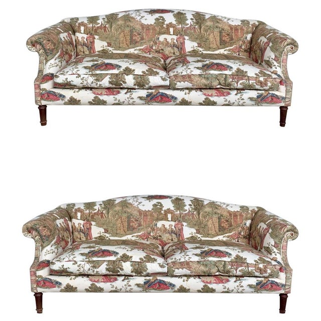 19th Century Pair of Antique Sofas in the Manner of Howard and Sons For Sale - Image 15 of 17