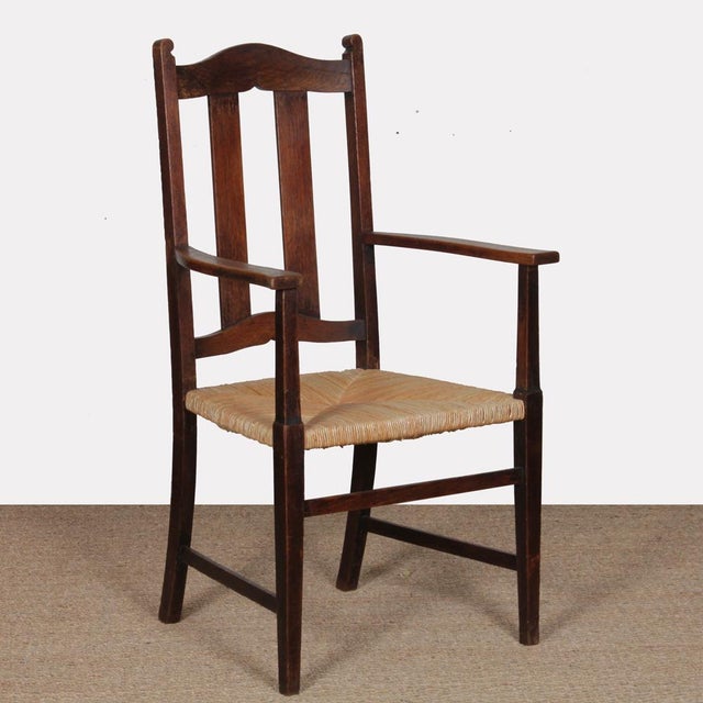 Vintage English Arts & Crafts Armchair, 1920s For Sale - Image 9 of 9