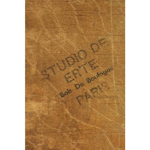 Art Deco Early 20th Century Erte' Grey and White Polka Dots For Sale - Image 3 of 13