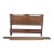 Mid Century Modern Walnut Bed Headboard Footboard Full For Sale