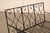 Vintage Wrought Iron Scrollwork Garden Bench For Sale - Image 12 of 18