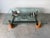 1980s Italian Postmodern Sculptural Turned Wood & Glass Two-Tier Rectangular Coffee Table For Sale - Image 4 of 17