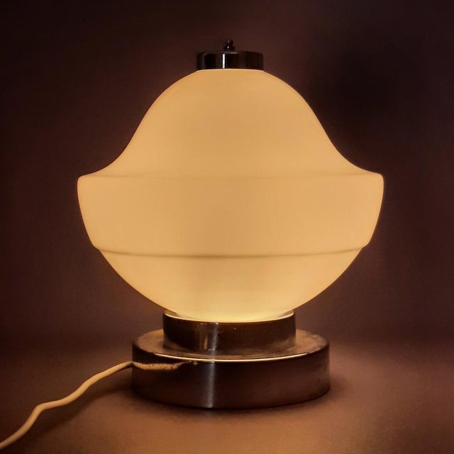 Metal Space Age Modern Murano Glass Table Lamp by Sergio Mazza, 1970s For Sale - Image 7 of 16