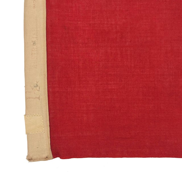 Mid 20th Century Vintage Wool Flag of Australia, Red Ensign For Sale - Image 5 of 6