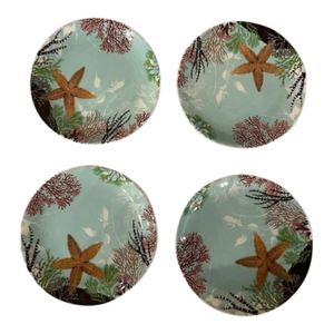 Late 20th Century Gien France Desert Plates