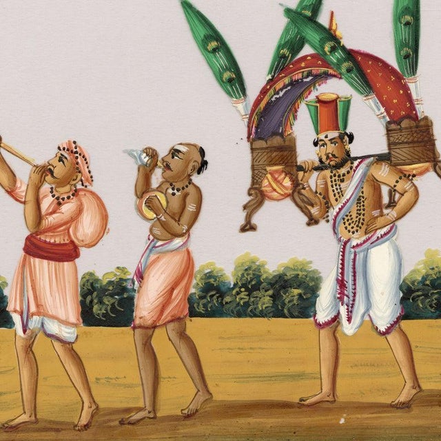Indian Company School, a Cauvery, Holy Water Carrier, 1800s, Gouache on Paper For Sale - Image 4 of 9