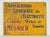 Vintage Steel French Double Sided General Application of Electricity Advertising Sign For Sale - Image 4 of 5