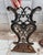 Metal 19th Century English Gothic Revival Cast Iron Wall Planters - A Pair For Sale - Image 7 of 12