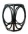 Vintage Black Rattan & Woven Cane Low Stool / Side Table / Plant Stand – British Colonial / Boho For Sale - Image 11 of 11