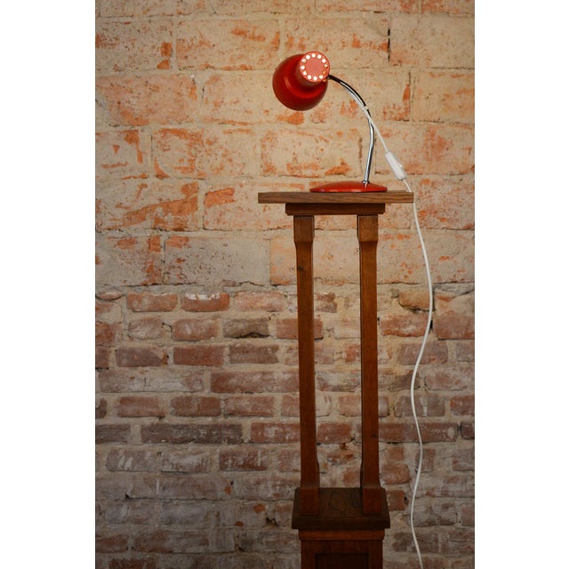 Mid-Century Czech Chrome Table Lamp attributed to J. Hůrka for Napako, 1960s For Sale - Image 11 of 13