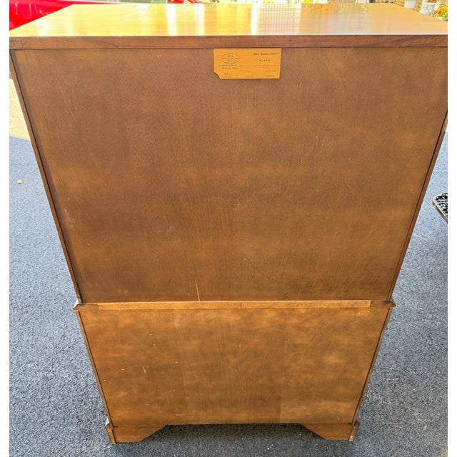 Henkel Harris Late 20th Century Henkel Harris Gentlemans Chest or Armoire For Sale - Image 4 of 12