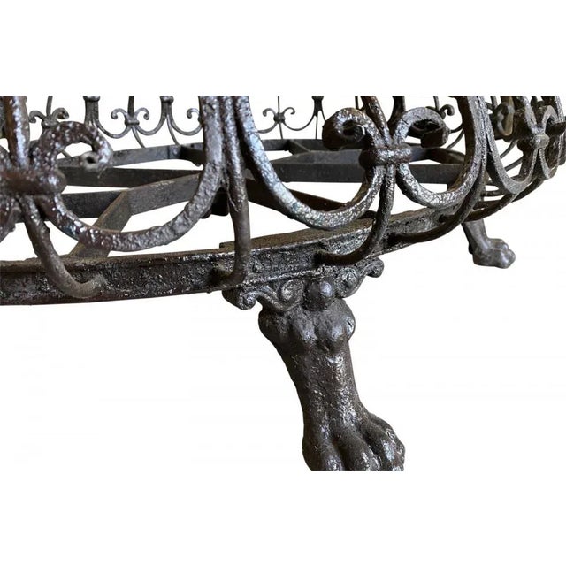 Iron Planter - French Napoleon III Period Jardiniere For Sale - Image 10 of 12