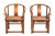 19th Century Chinese Horseshoe Chairs Pair For Sale - Image 13 of 13