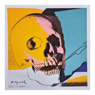 After Andy Warhol, Teschio, 1980s, Lithograph Reproduction Print For Sale