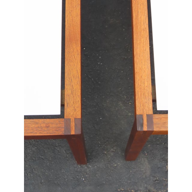 Knoll Mid Century Modern Pair of Large Side End Tables 6600 For Sale - Image 9 of 18