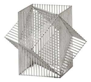 Sektorn Mekanik Sculpture in Aluminum by Bertil Herlow Svensson, 1960s