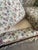 Vintage Traditional Floral Sofa With Exposed Wood Frame – Reupholstered For Sale - Image 9 of 12