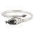 1980s Mexican Modern Sterling Obsidian Snake Bangle Bracelet-Hallmark-Two Trees -Listed in Book For Sale