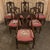 Early 20th Century Set of 6 Antique Liegeoise Needlepoint Dining Chairs Includes 1 Armchair For Sale - Image 5 of 18