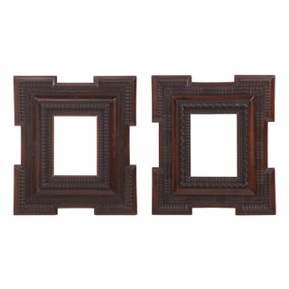 Small Pair of Italian Frames in the Dutch Style, C. 1945. For Sale
