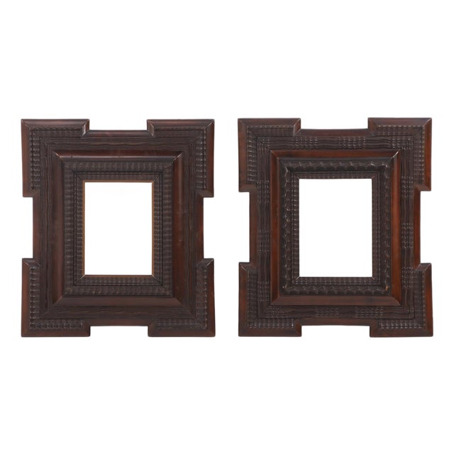 Small Pair of Italian Frames in the Dutch Style, C. 1945. For Sale