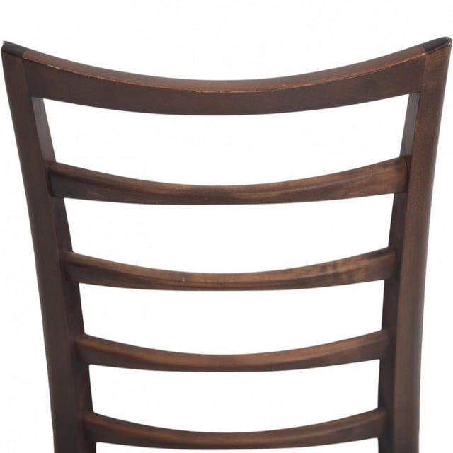 Vintage Lis Chairs in Stained Beech by Ib Kofoed Larsen, 1960s, Set of 6 For Sale - Image 9 of 18