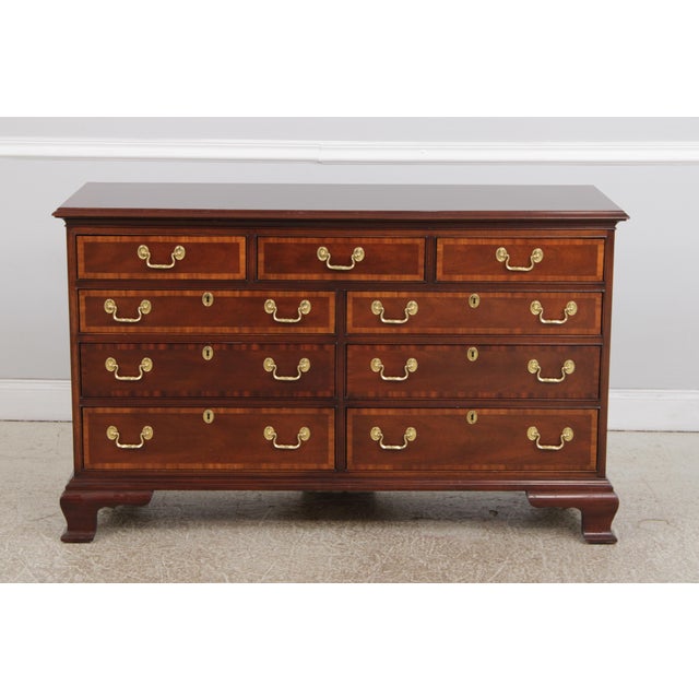 Age: Approx. 20 Years Old Details: Bracket Feet Dovetailed Drawer Construction Quality Construction Nice Inlay Work...